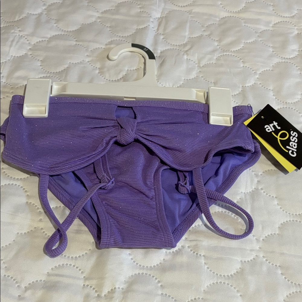 Art Class Lavender Bikini with Knot Detail